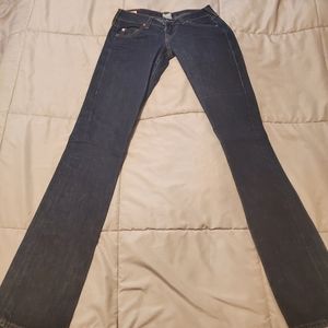 True Religion  low rise jeans